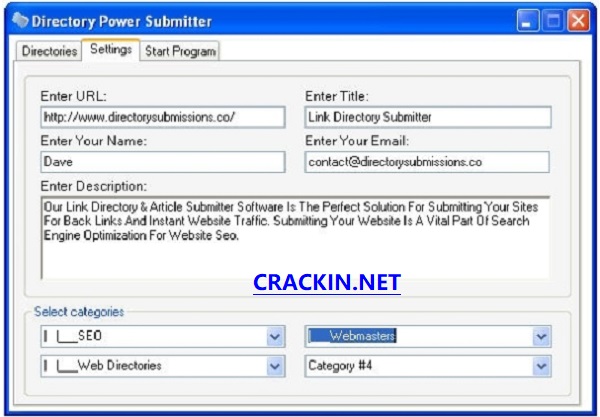 Directory Power Submitter Full Version Crack Free Download [2022]