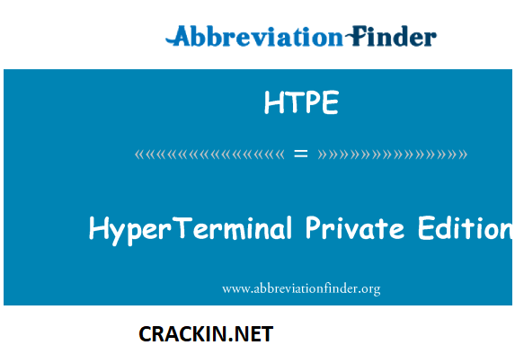 HyperTerminal Private Edition 7.0 Crack + License Key Download (2022)