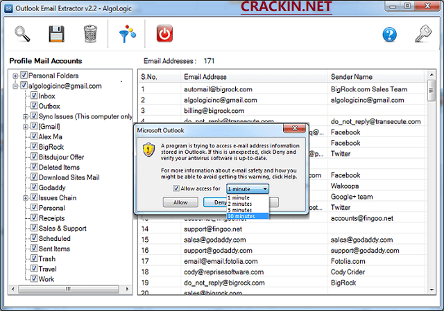 Outlook Email Extractor Free Download Full Version Crack