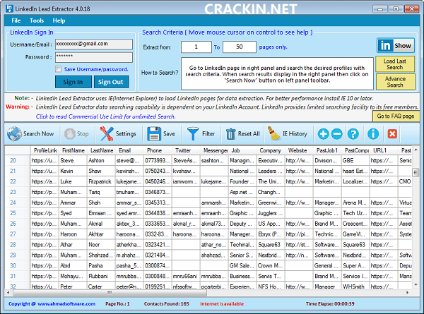 Linkedin Data Extractor Full Crack Download 2022