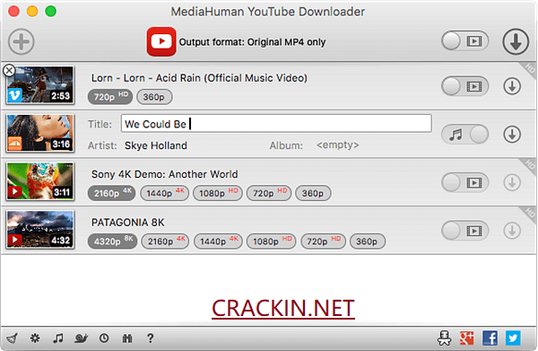 MediaHuman YouTube Downloader Crack + License Key Full Version Download