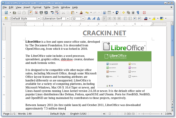 LibreOffice Crack For Windows (x32/x64) & PC Full Version Download