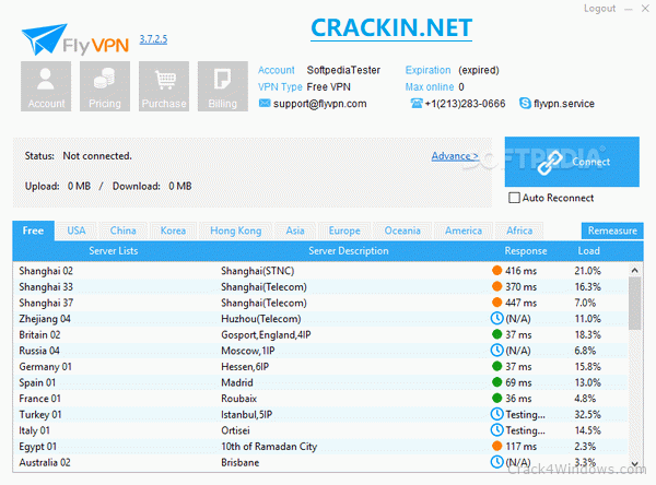 FlyVPN 6.7.0.3 Crack + Activation Code Free Download